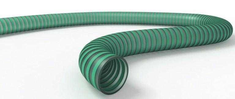 Tubo Spiralato Spiral Al S Verde C/spirale Rigida Antiurto Ø 50mm