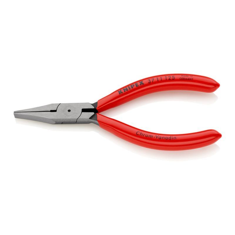 KNIPEX 37 11 125 Pinza prensile per meccanica fine rivestiti in resina sintetica atramentata nera 125 mm