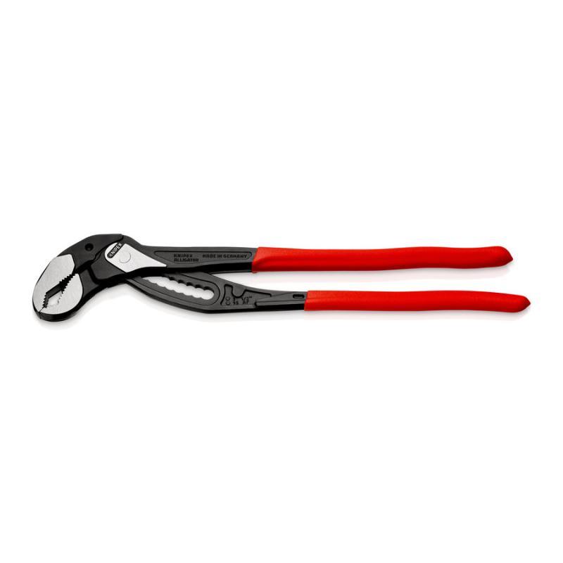 KNIPEX 88 01 400 SB Alligator® XL Pinza regolabile per tubi e dadi rivestiti in resina sintetica antiscivolo atramentata nera 400 mm in confezione Self-service