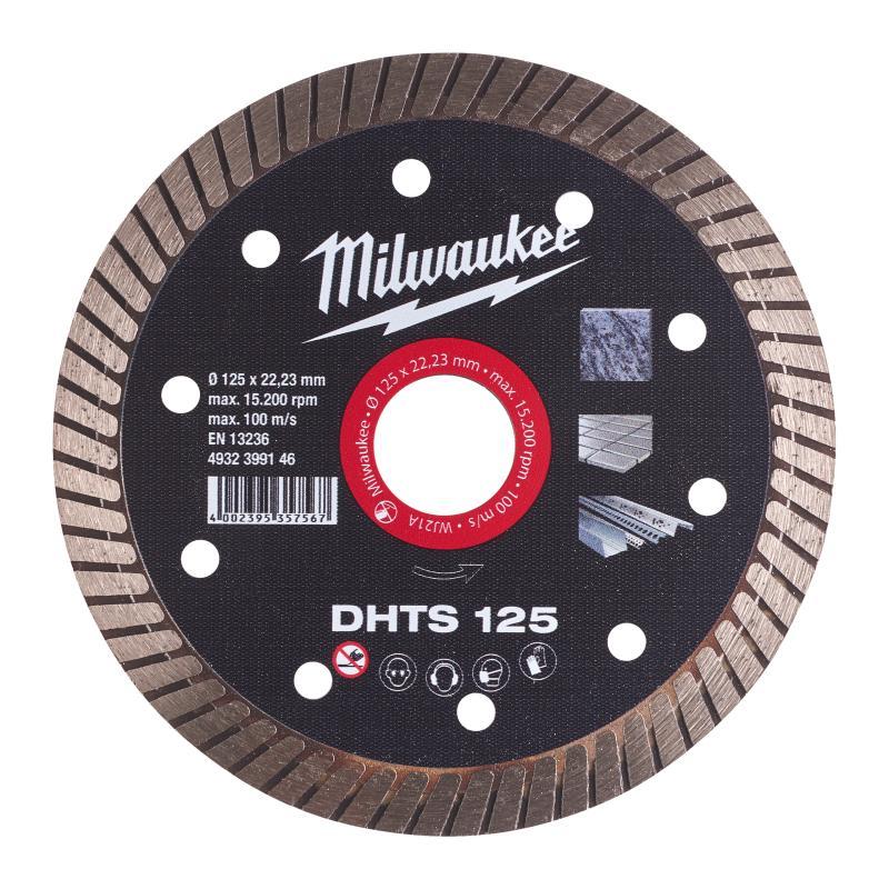 Disco Diamantato Dhts Gres Porcellanato E Marmo - Milwaukee — DISCO DIAM.DHTS 125MM