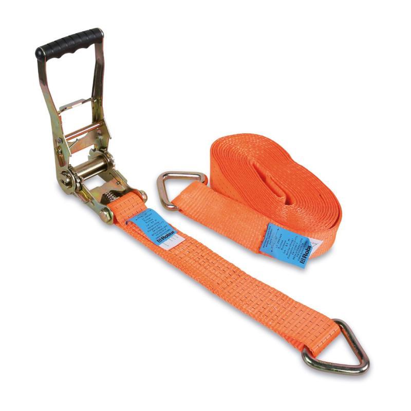 Sistemi Di Ancoraggio A Cricchetto Lc 2000Kg Nastro In Poliestere Ad Alta Tenacità (Pes) Con Ganci Delta 8182GD 8,5 Robur 081820485