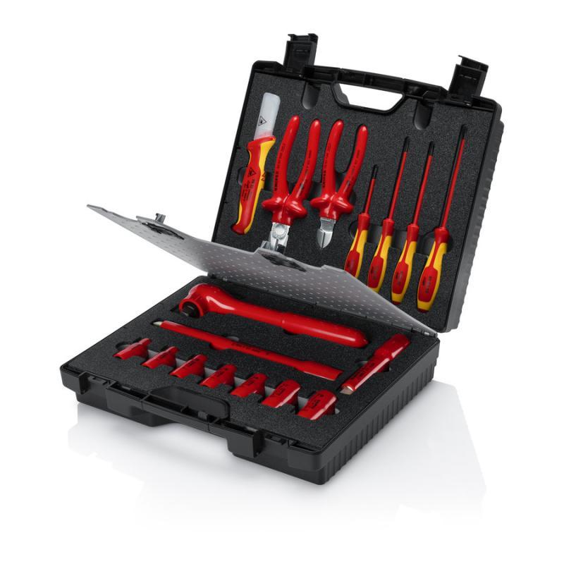 KNIPEX 98 99 11 Valigia compatta 17 pezzi 380 mm