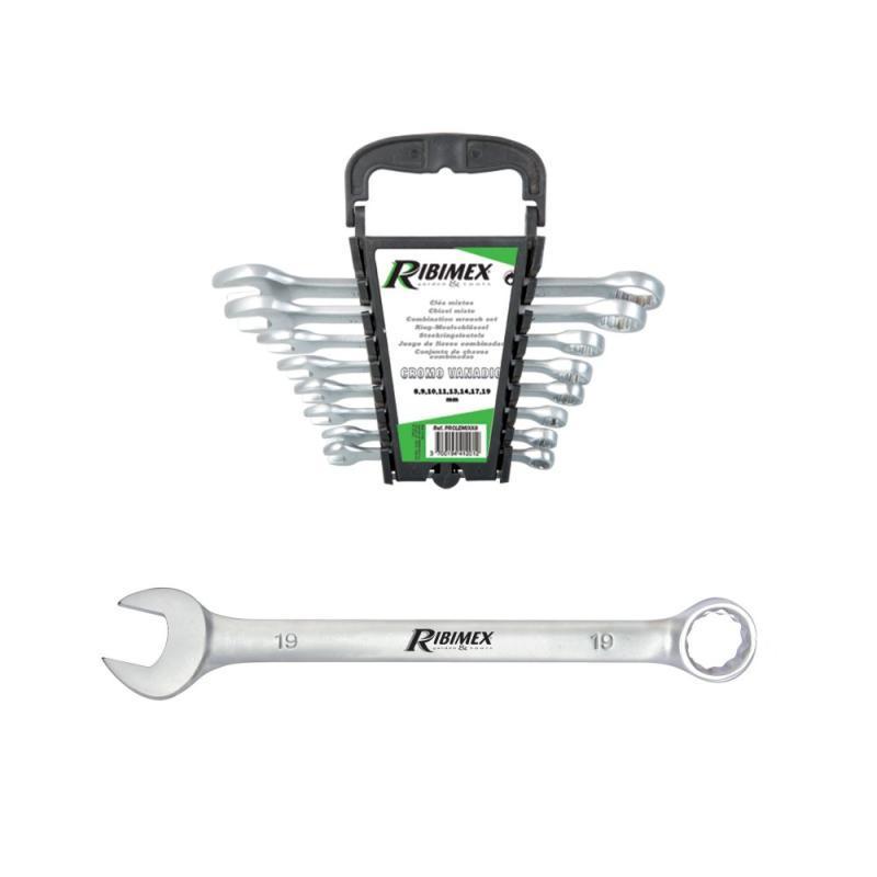 Serie 8 Chiavi Combinate Cromo Vanadio RIBIMEX