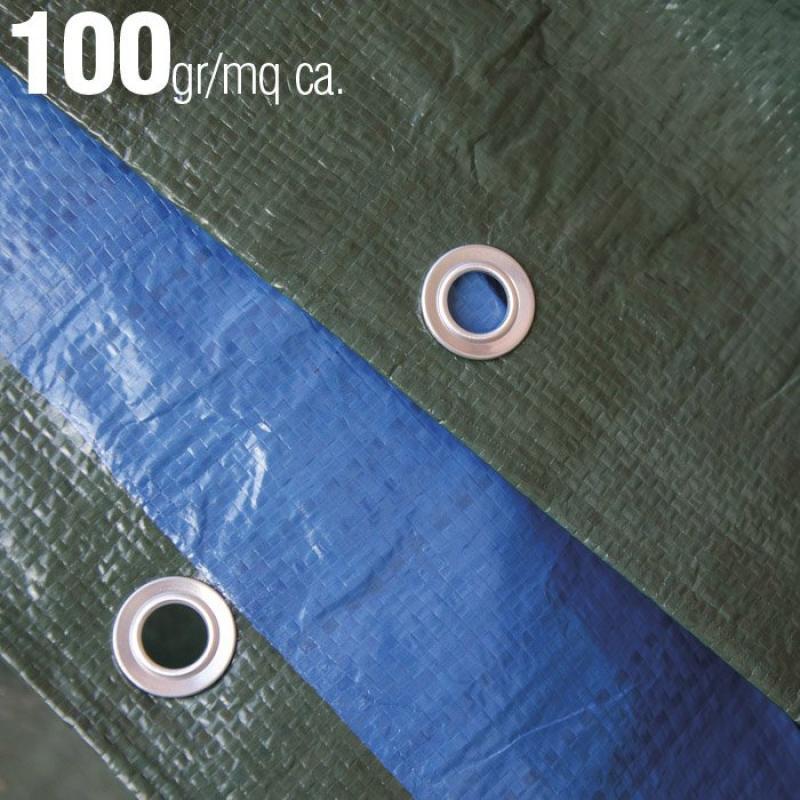 Telo Occhiellato Blu/Verde 100 Gr Multiuso