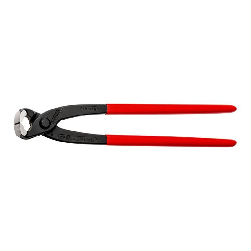KNIPEX 99 01 280 Tenaglia (pinza per ferraioli e cementisti) rivestiti in resina sintetica atramentata nera 280 mm