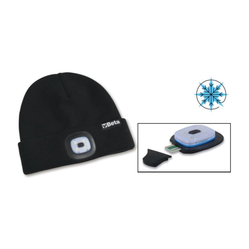 Berretto Invernale Con Luce Led Ricaricabile 7980L Beta 079800200