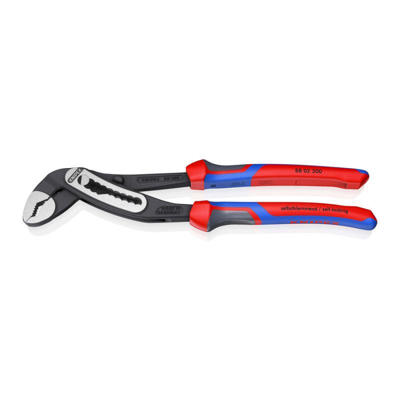 KNIPEX 88 02 300 Alligator® Pinza regolabile per tubi e dadi con manici comfort atramentata nera 300 mm