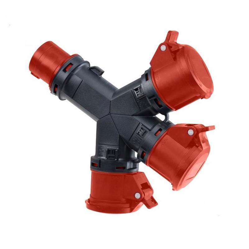 Moltiplicatore Mobile A 3 Uscite IP54 4P 32A 380V