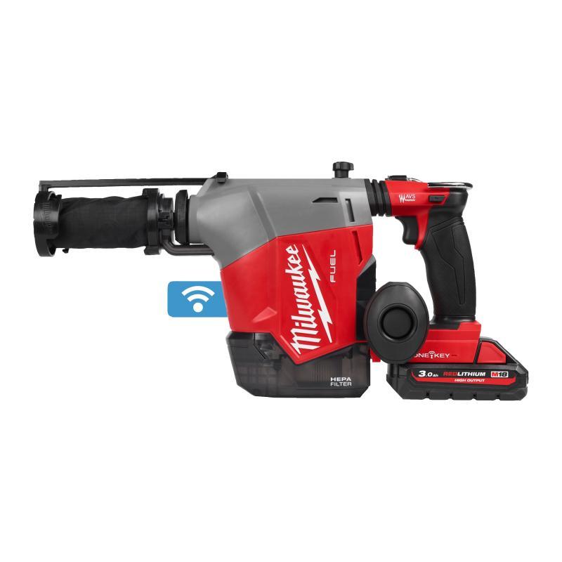 Tassellatore Per Foratura A Soffitto Con Aspirazione Integrata 18 Volt 3Ah 16 Mm Fuel One-Key - M18 Fhafoh16-302X - Milwaukee 4933493533