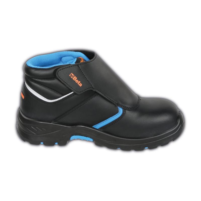 Scarpe Alte Basic Plus In Pelle Liscia Idrorepellente Con Patella Di Protezione S3S FO SR HRO RS 7204BP Beta