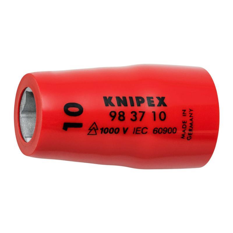 KNIPEX 98 37 10 Chiave a bussola per viti esagonali con attacco quadro interno 3/8" 42 mm