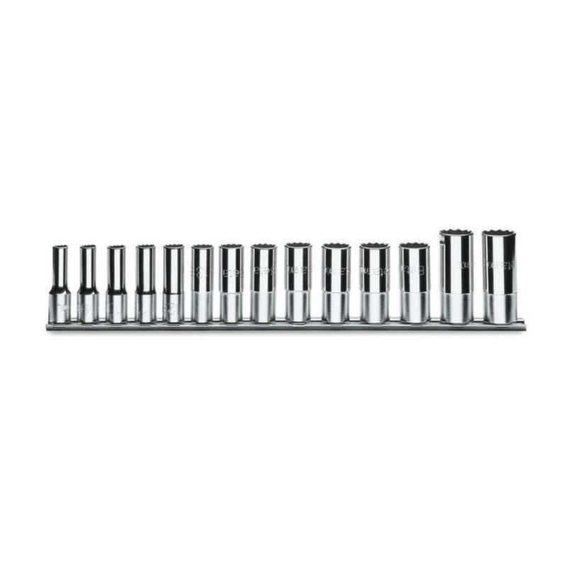 Serie Di 14 Chiavi A Bussola A Mano Lunghe Bocca Poligonale (Art. 910Bl) Su Supporto 910BL/SB14 Beta 009100340
