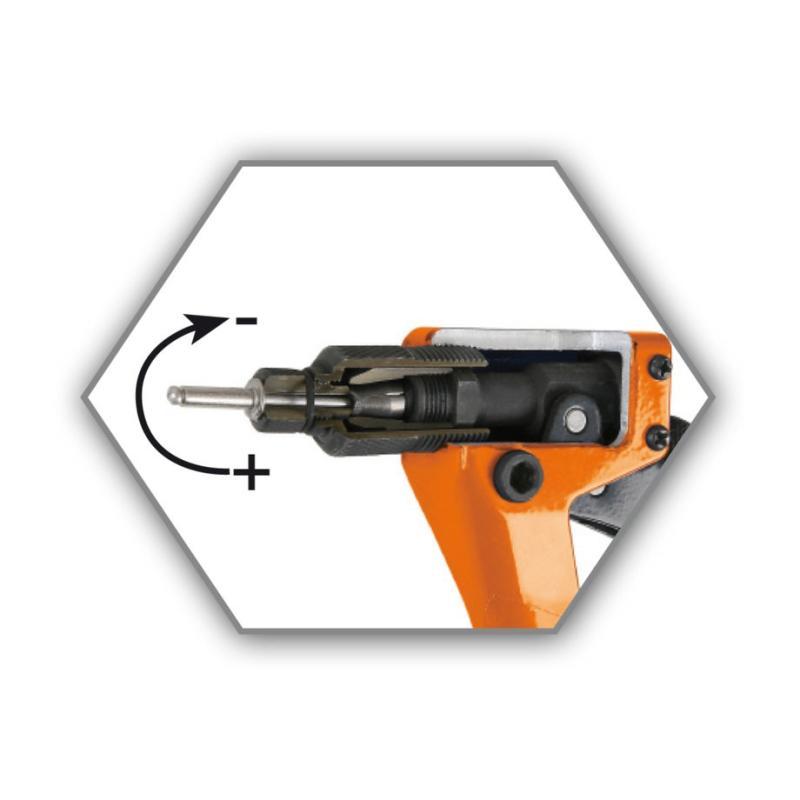 Rivettatrice Ultracompatta Con Regolazione Dello Sforzo 1741U Ø mm Beta 017410450