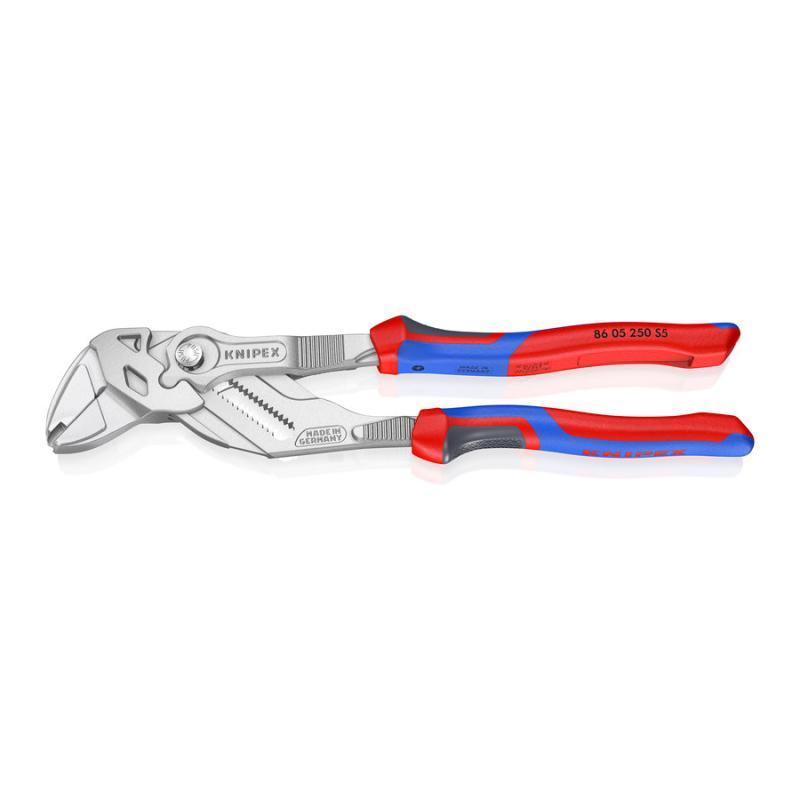KNIPEX 86 05 250 S5 Pinza per fascette in alluminio ad es. per Alta Lok® con manici comfort 250 mm