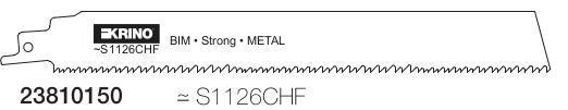 Lame Per Seghetti A Gattuccio Con Attacco Universale Sabre Per Metallo — 230x2,5÷3,2