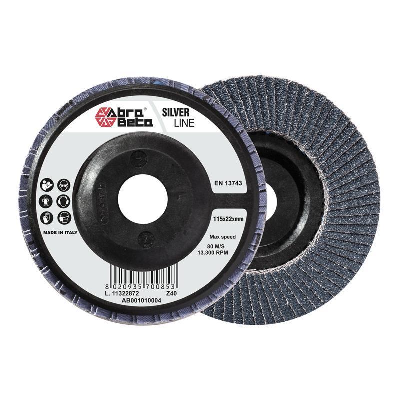 Disco Mono Lamellare In Zirconio Con Supporto In Nylon Tipo Piano Linea SILVER ABRABETA