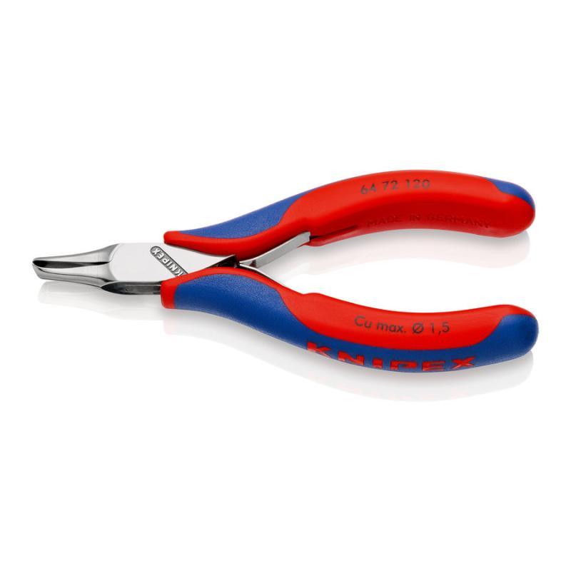 KNIPEX 64 72 120 Tronchese per elettronica con tagliente frontale con impugnature multicomponente 120 mm