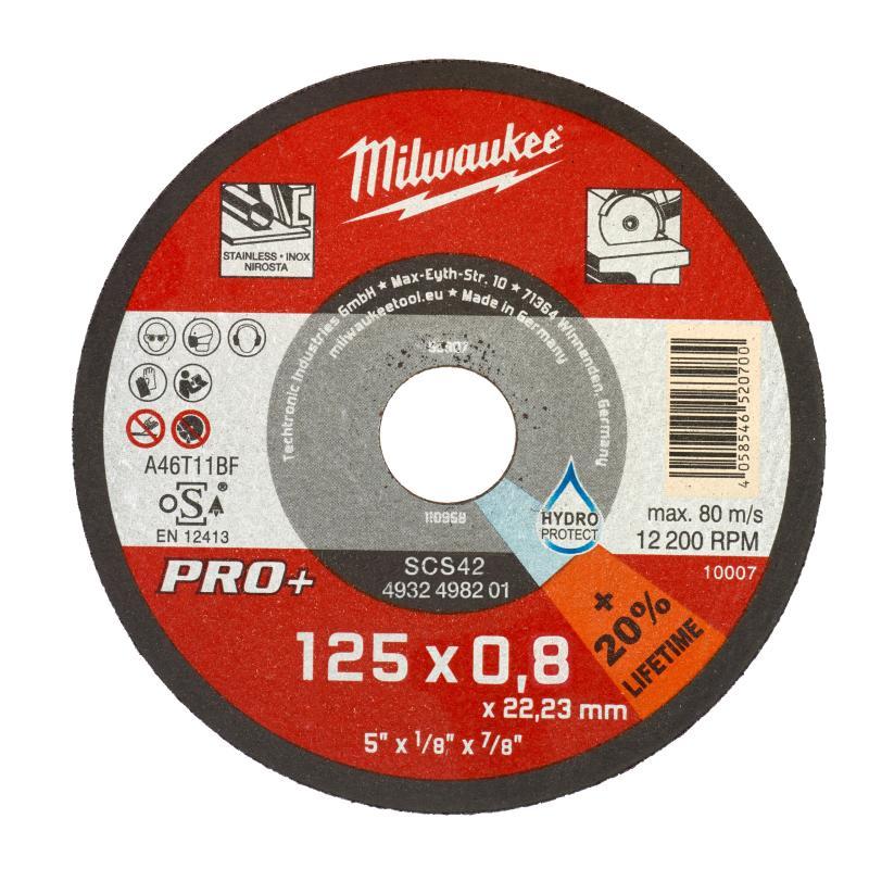 Dischi Da Taglio Sottili Pro - Milwaukee — MOLE DA TAGLIO SCS41D 125x0.8mm - PRO+