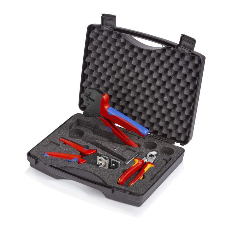 KNIPEX 97 91 03 Valigia portautensili per fotovoltaico 1 x 12 12 11, 1 x 95 16 165, 1 x 97 43 200 280 mm