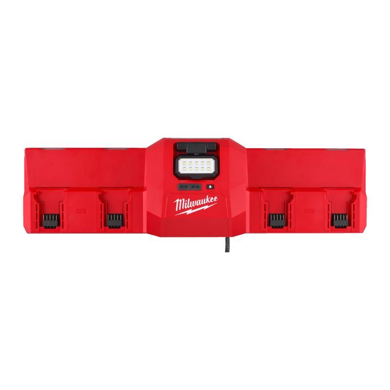 Caricabatterie Multiplo Magnetico M12 E M18 (2 Batterie Simultaneamente) - M12-18 Gbc4 - Milwaukee 4933493863