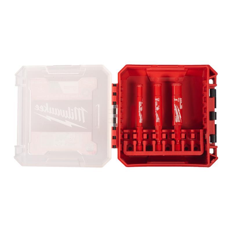 Punte Diamond Plus Secco Umido - Milwaukee — SET PUNTE DIAMANTATE 3PZ - 6/8/10mm