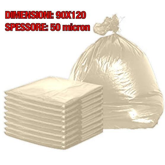 Sacchi Neri Immondizia Varie Misure — 90x120 (Kg) 50micron Trasparente