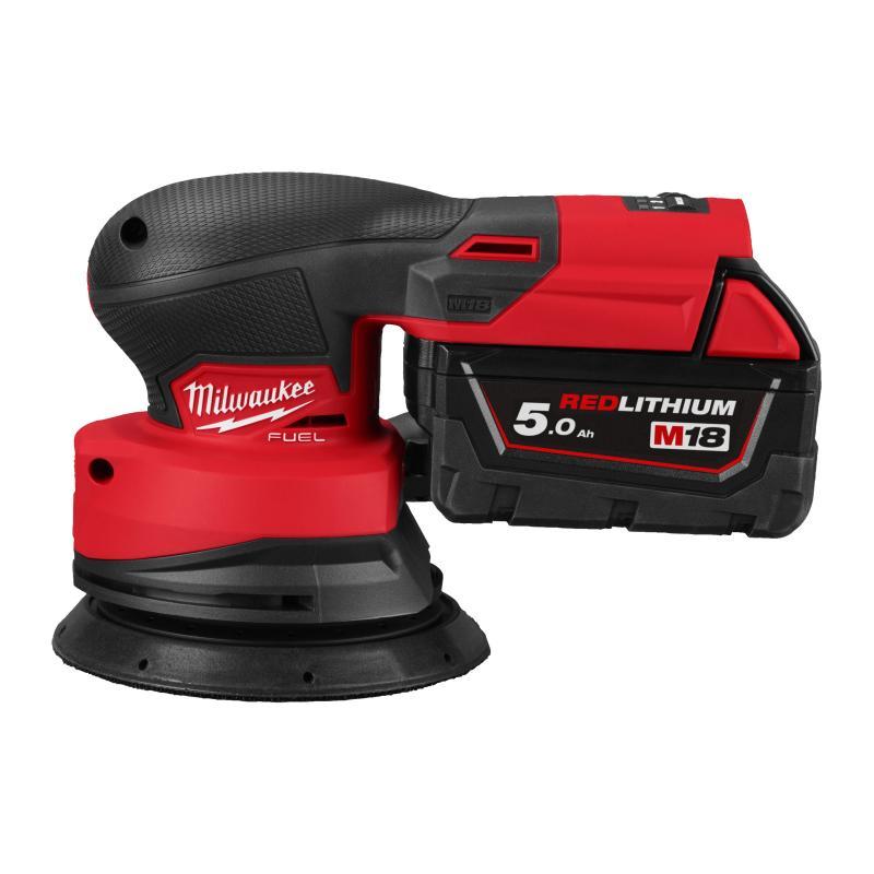 Levigatrice Rotorbitale 18 Volt 5,0Ah Tecnologia Fuel 125Mm - M18 Fros125-502X - Milwaukee 4933498254