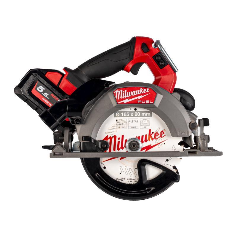 Sega Circolare Alta Profondità 18 Volt 65Mm 5,5Ah Tecnologia Fuel Valigetta - M18 Fcsdc165-552C - Milwaukee 4933499997
