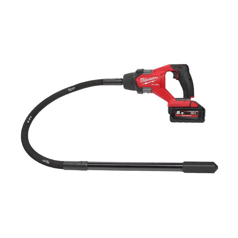Vibratore Per Calcestruzzo Ad Ago 18V 5.5Ah 1.2 M (1 Batteria) - M18 Fcvn12-551 - Milwaukee 4933479597