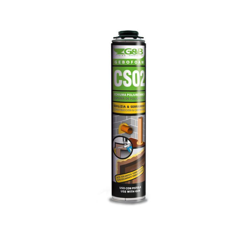 Schiuma Poliuretanica GEBOFOAM B3 Per Pistola S750 G&B FISSAGGI