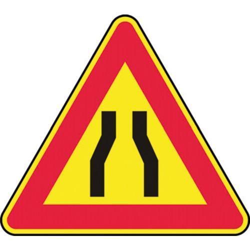 Cartello Strettoia Simmetrica Figura II 384 — Classe 1 / 90 cm