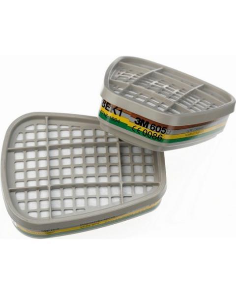 3M™ Filtro ABEK1 6059 per Gas, Vapori Organici, Inorganici, Acidi e Ammoniaca - Rossini R638