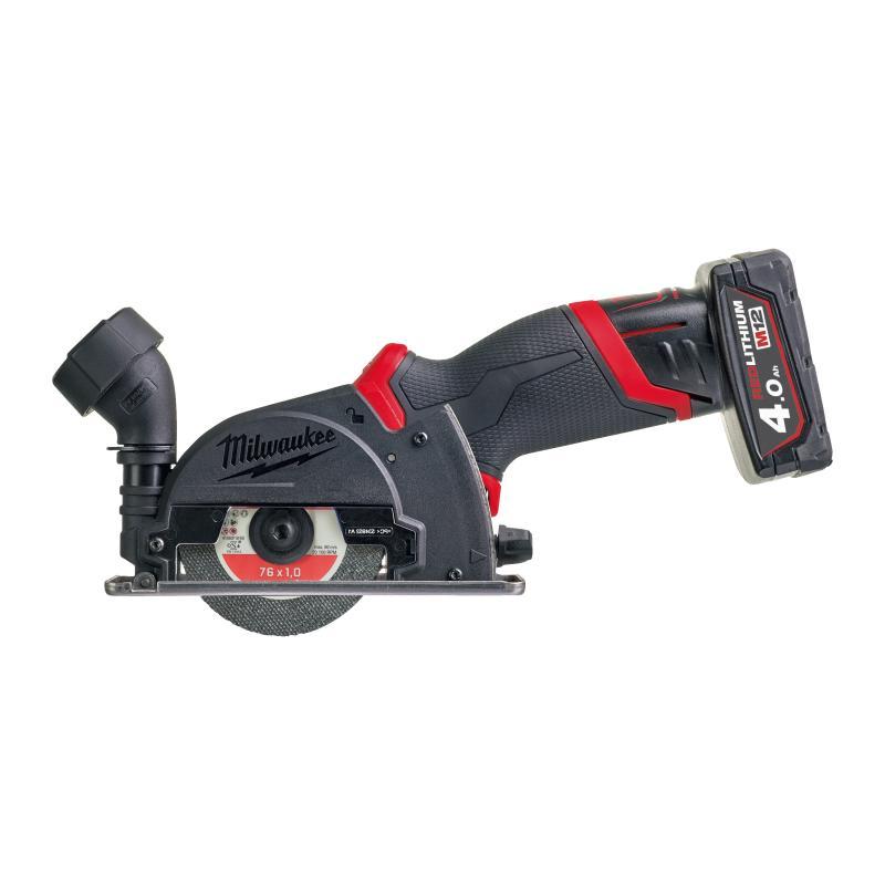 Mini Troncatrice Multi Materiale 12 Volt Disco 76Mm 2,0 E 4,0Ah Tecnologia Fuel Valigetta Heavyduty - M12 Fcot-422X - Milwaukee 4933464619