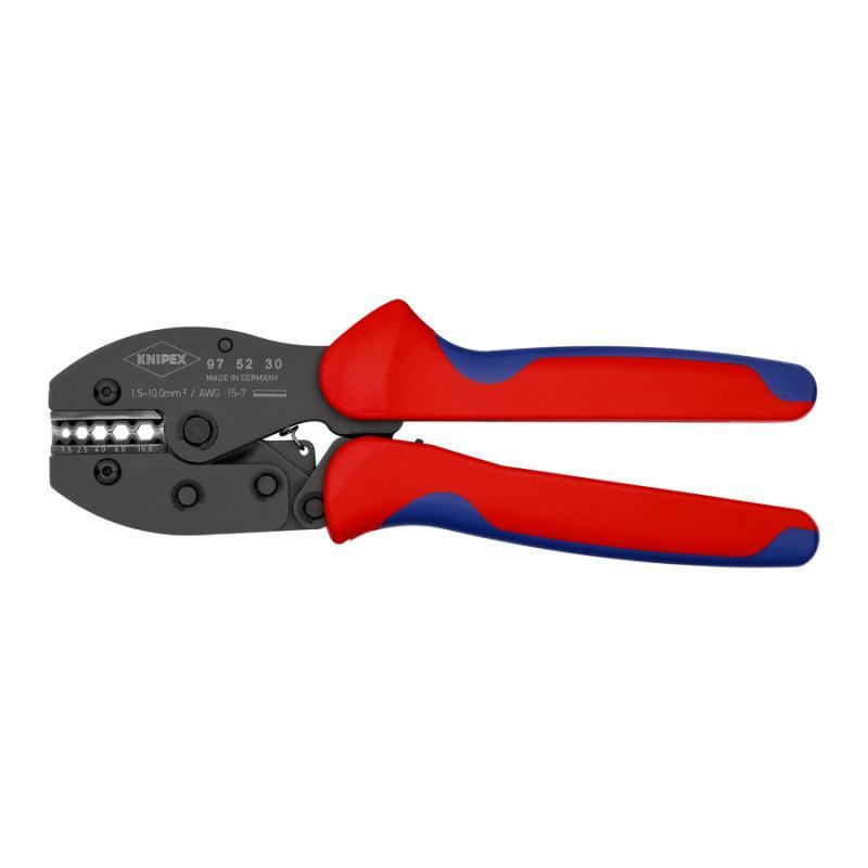 KNIPEX 97 52 30 PreciForce Pinza per capicorda con impugnature multicomponente brunita 220 mm