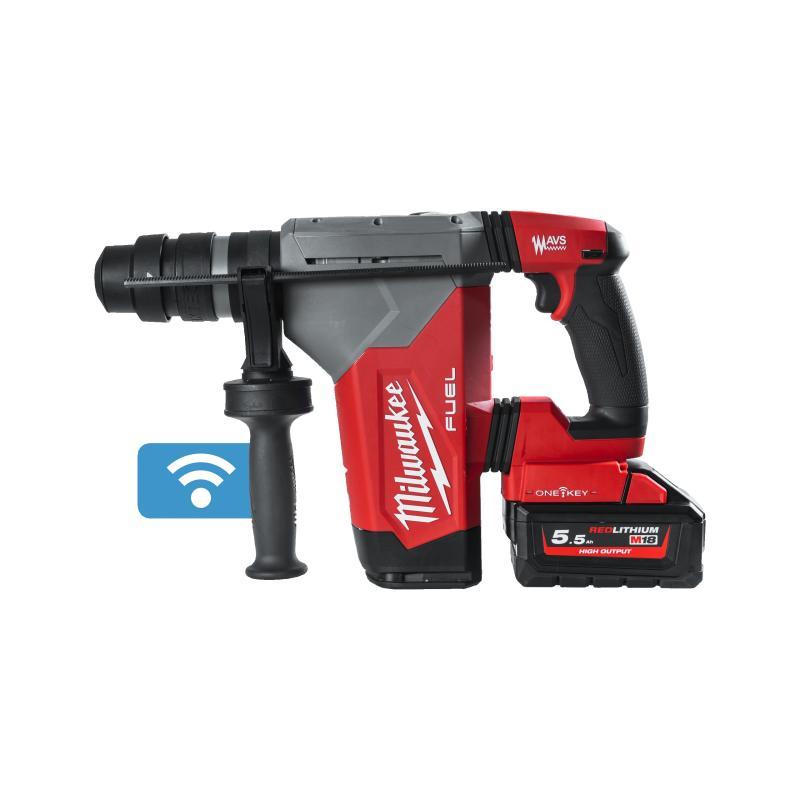 Tassellatore 18 Volt (Fixtec) 32 Mm Alta Potenza 5,5Ah Tecnologia Fuel One Key Valigetta Heavyduty - M18 Onefhpx-552X - Milwaukee 4933478496