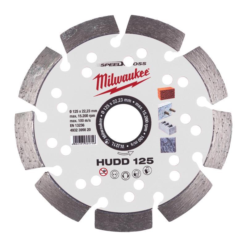 Disco Diamantato Hudd Materiali Duri - Milwaukee