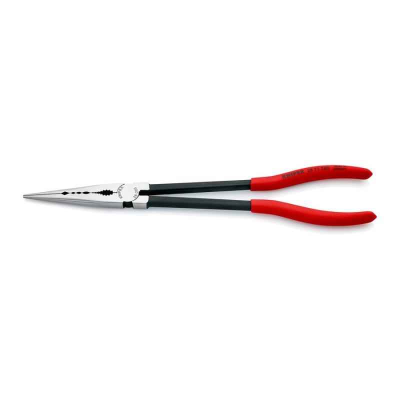 KNIPEX 28 71 280 SB Pinza per meccanica con profili trasversali rivestiti in resina sintetica atramentata nera 280 mm in confezione Self-service