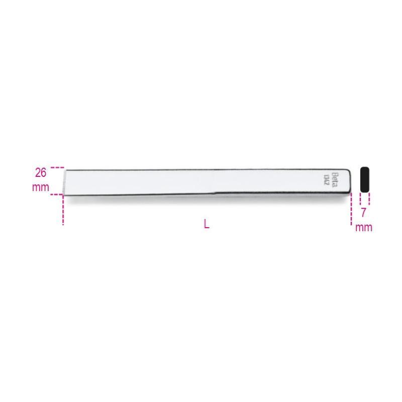 Scalpello Extrapiatto Con Tagliente Diritto 1342 Beta 013420001