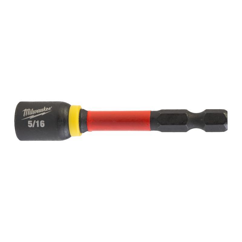 Bussole Magnetiche A Codolo Esagonale Shockwave - Milwaukee — BUSSOLE HEX 5/16 ATTACCO 1/4 - LUNG 65MM