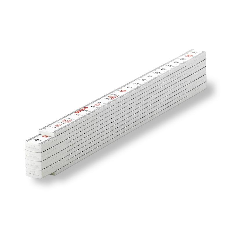 Doppiometro In Plastica Bianco Lunghezza 2Mt Classe 3 SOLA