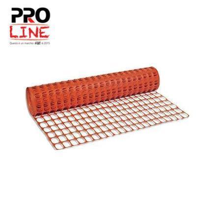 Rete Arancione Da Cantiere 150gr/mq 50 mt PRO-LINE