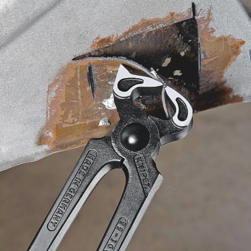 KNIPEX 55 00 300 SB Tenaglia per maniscalchi (pinza per carrozzeria) atramentata nera 300 mm in confezione Self-service