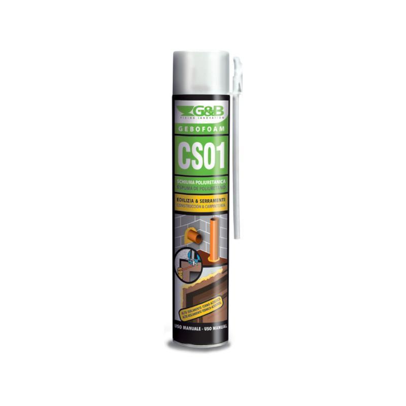 Schiuma Poliuretanica GEBOFOAM B3 Manuale S750 G&B FISSAGGI