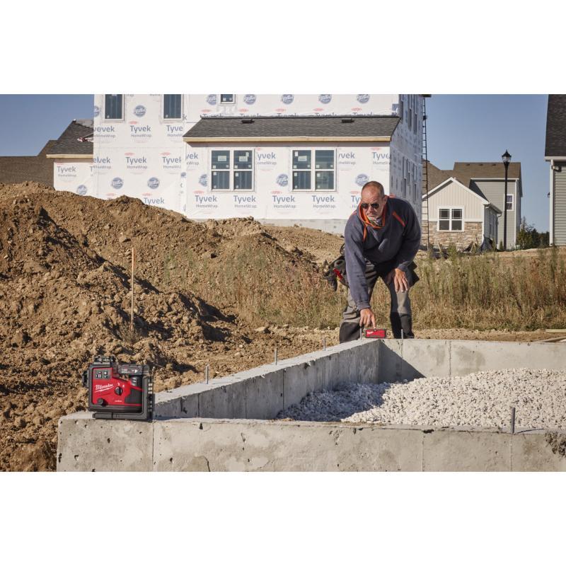 Laser Lineare Verde A Tre Linee 360° Con Auto Allineamento - Senza Batteria - M12 A3Plo-0C - Milwaukee 4933499001