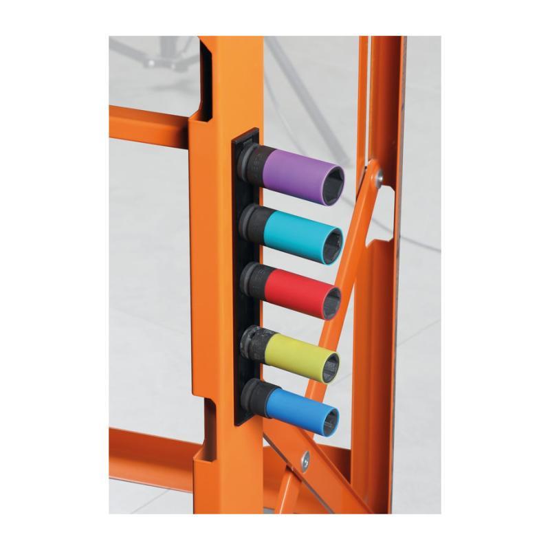 Serie 5 Chiavi A Bussola Macchina Per Dadi Ruote Con Inserti Polimerici Colorati Con Attacco Da 1/2", Su Guida Magnetica 720LC/PM5 Beta 007200646