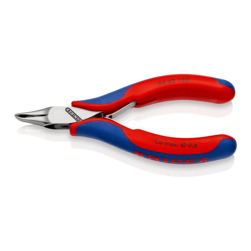 KNIPEX 64 62 120 Tronchese per elettronica con tagliente frontale con impugnature multicomponente 120 mm