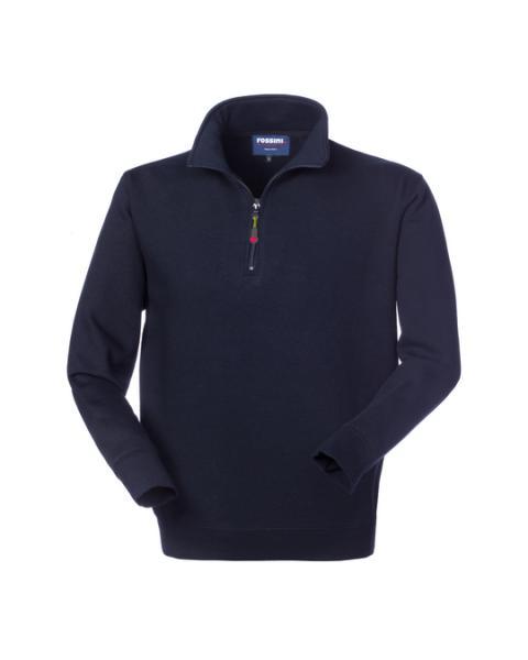 Felpa Derry con collo alto chiuso con cerniera - Rossini HH105