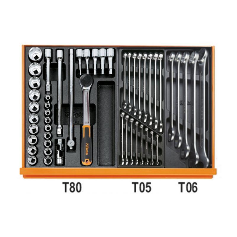 Assortimento Di 153 Utensili Per Autoriparazione In Termoformato Rigido In Abs 5904VG/5T Beta 059041196