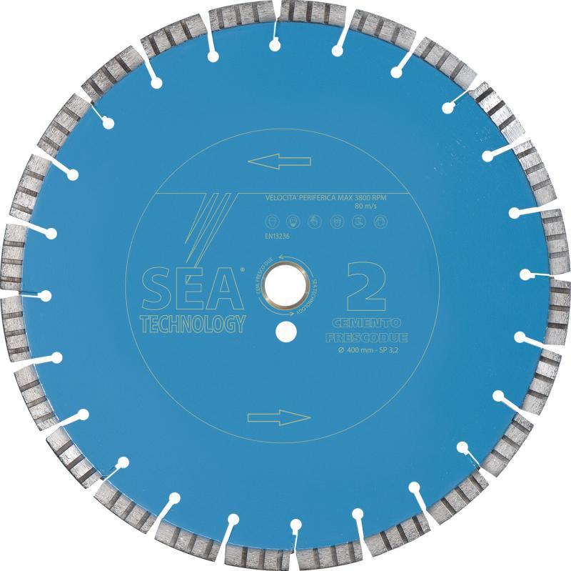 Disco Diamantato Per Cemento Fresco SEA TECHNOLOGY