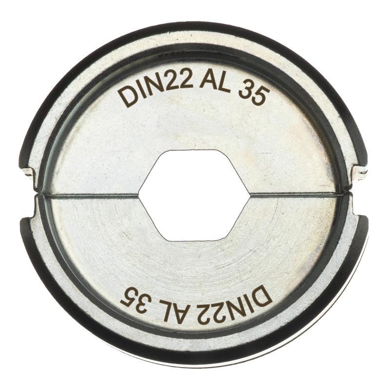 Matrice Din Alluminio - Milwaukee — MATRICE DIN22 AL 35